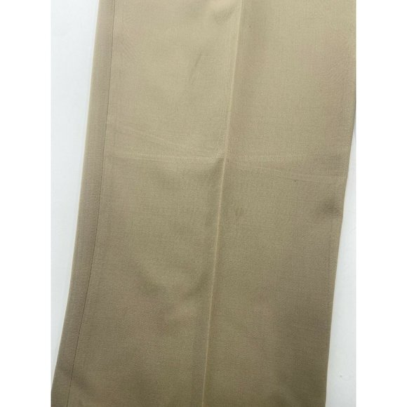 **Sold*EDDIE BAUER Wrinkle-Free Ruston Fit Pleated Dress Pants Men's 36x30 100% - Picture 7 of 7